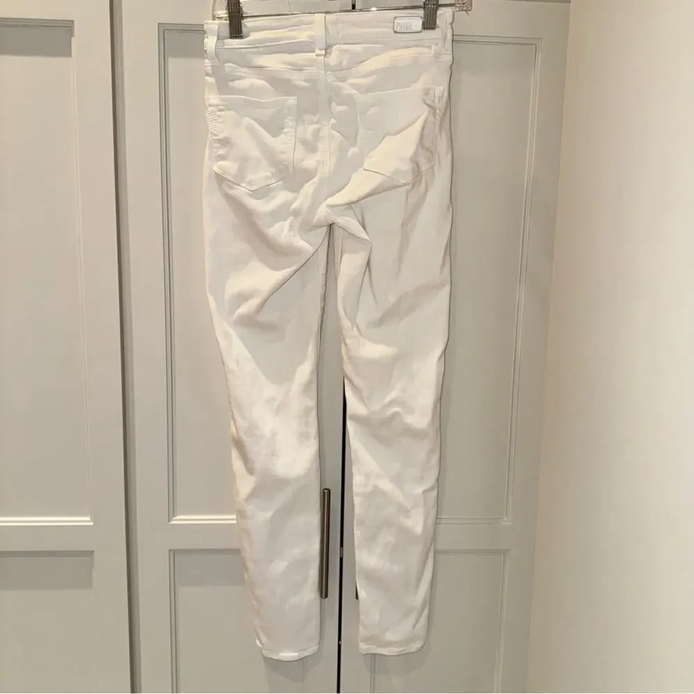Paige Jeans Hoxton Ultra Skinny White Mist 26